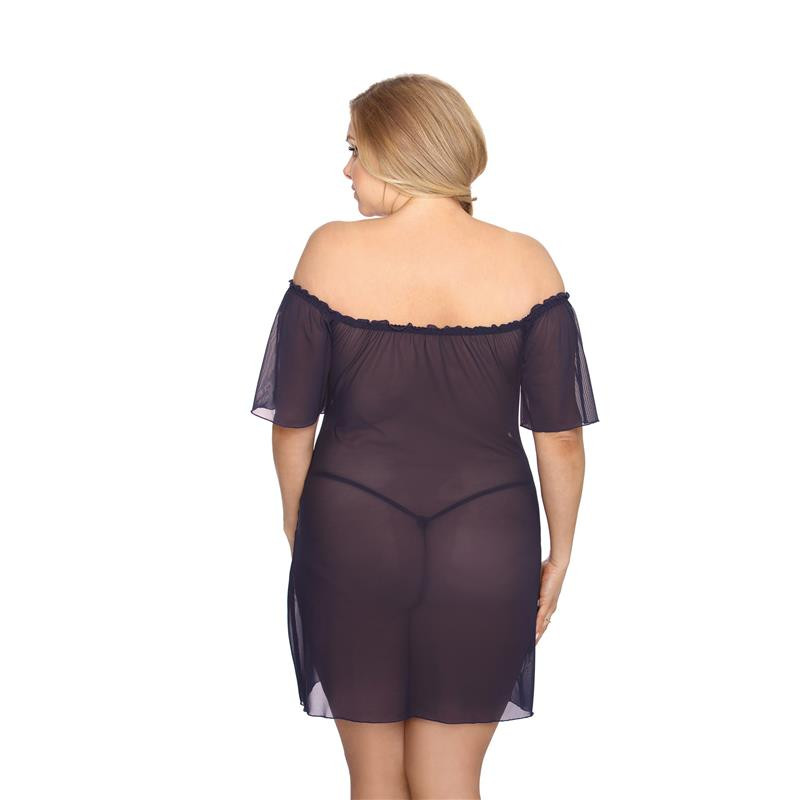 Krásná košilka Gorgeous+ Venea - Anais XL/2XL tmavě modrá