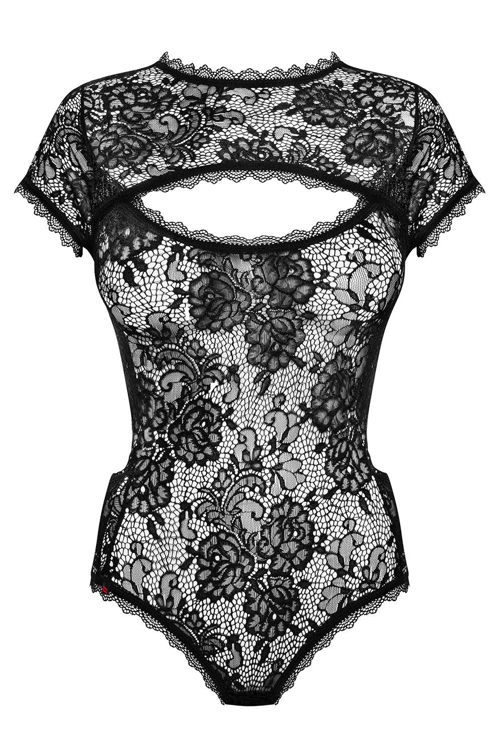 Erotické body Peonesia - OBSESSIVE černá L/XL