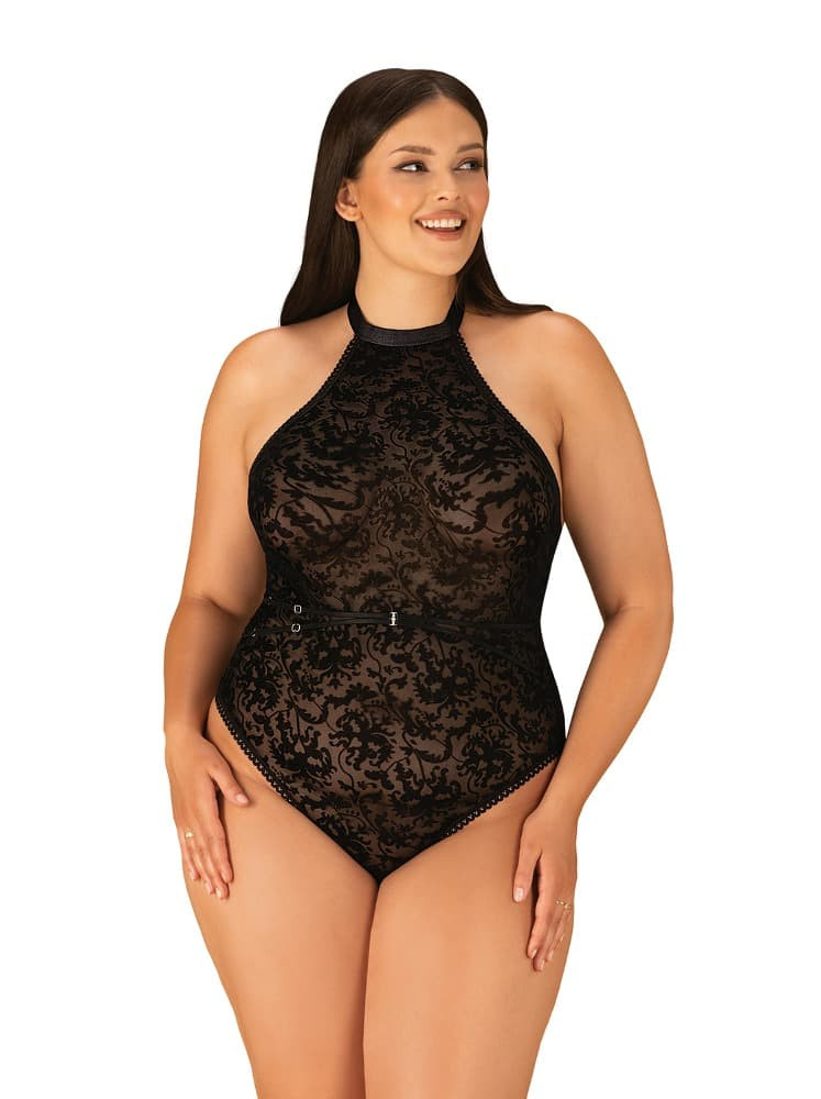 Smyslné body Softily teddy 2XL/3XL - Obsessive černá 2XL/3XL