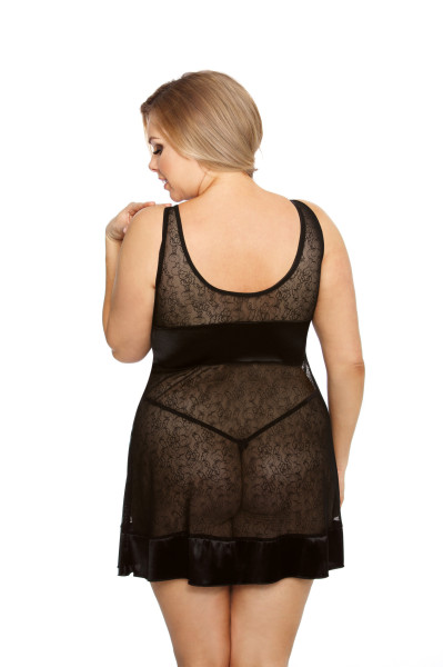 Sexy košilka Elisya chemise + tanga ZDARMA! - Anais XXXXXL/XXXXXXL