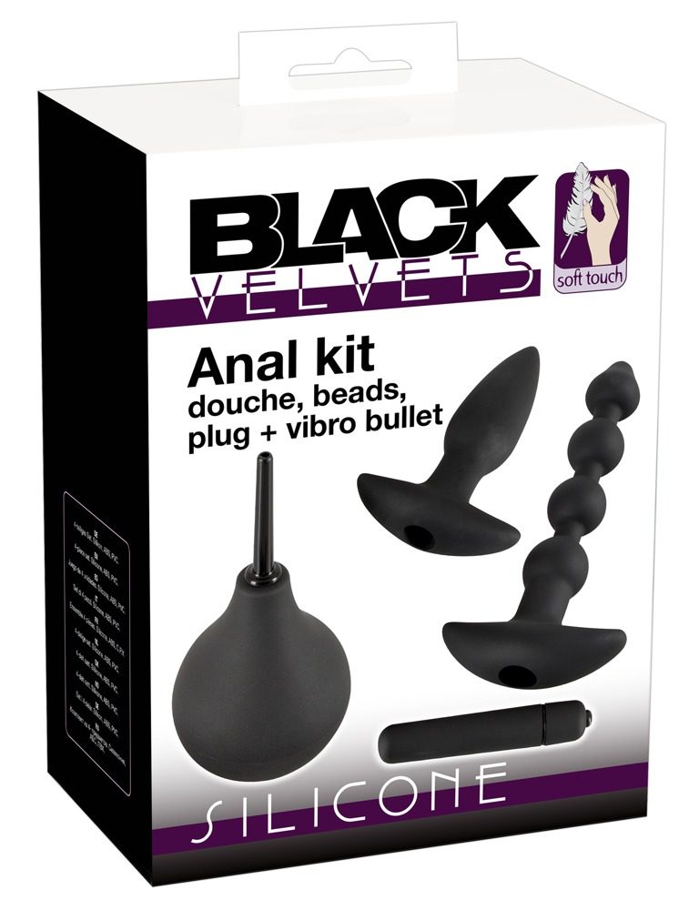 You2Toys Black Velvets Anal Kit