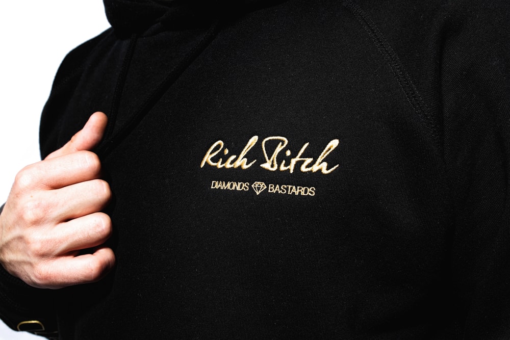 BLACK GOLD HOODIE MEN - Black Gold Hoodie L