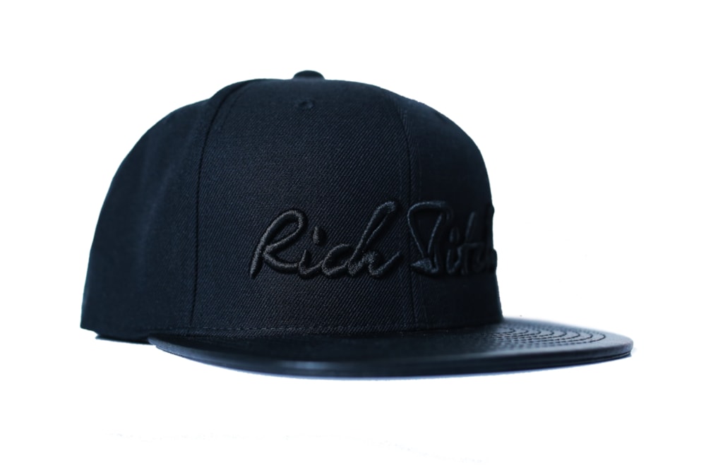 RICH BITCH SNAPBACK BLACK CAP