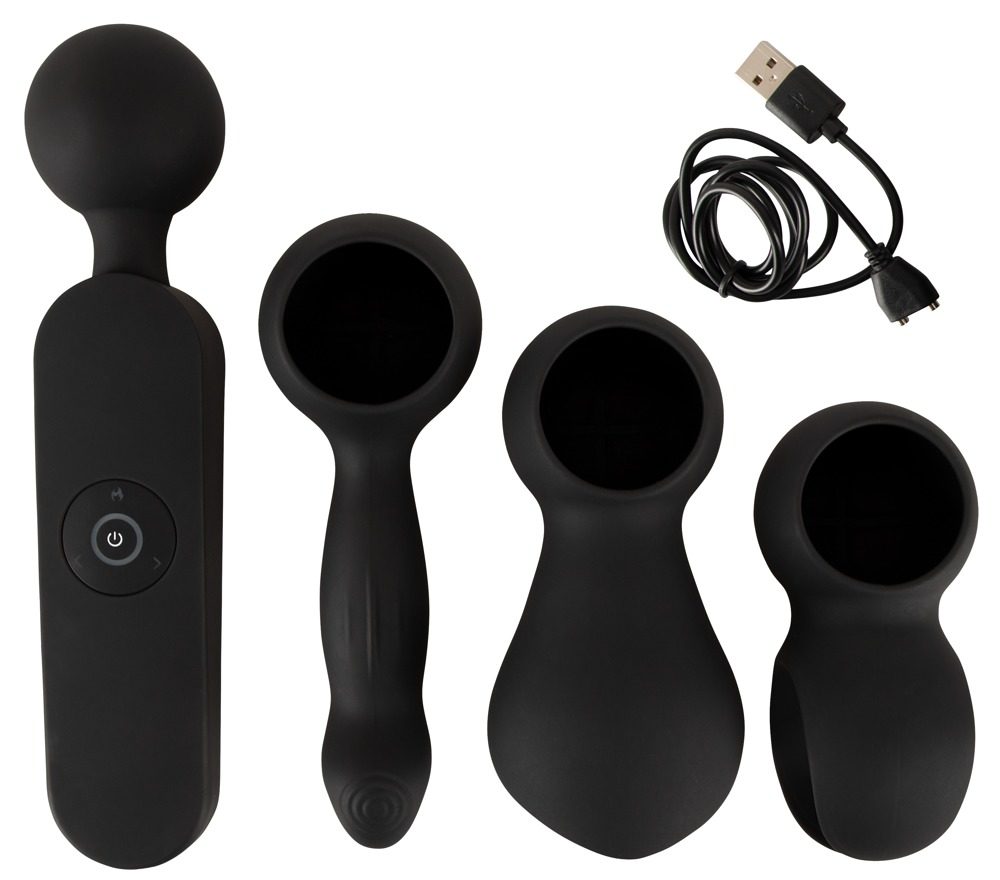 Couples Choice Wand Vibrator with 3 Attachments