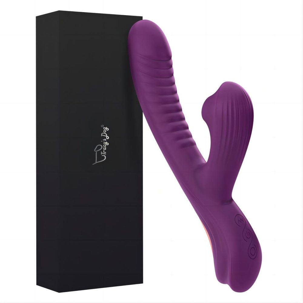 Tracys Dog Beta Rabbit Vibrator 3in1 Purple