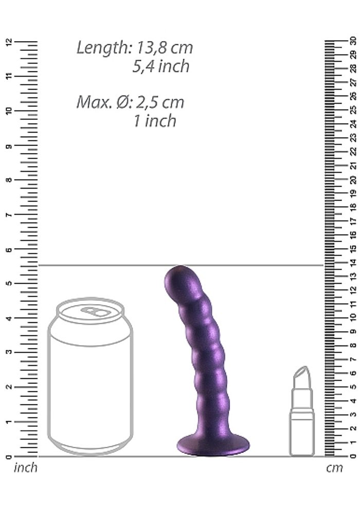 Ouch! Beaded Silicone G-Spot Dildo