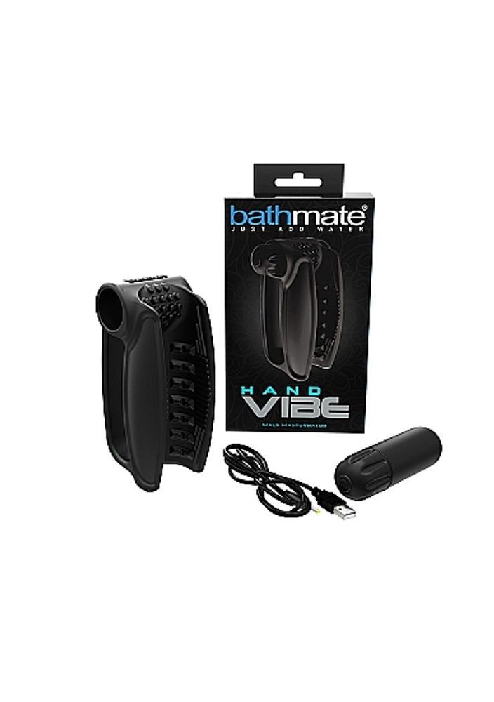 Bathmate Hand Vibe Male Mastrubator Black