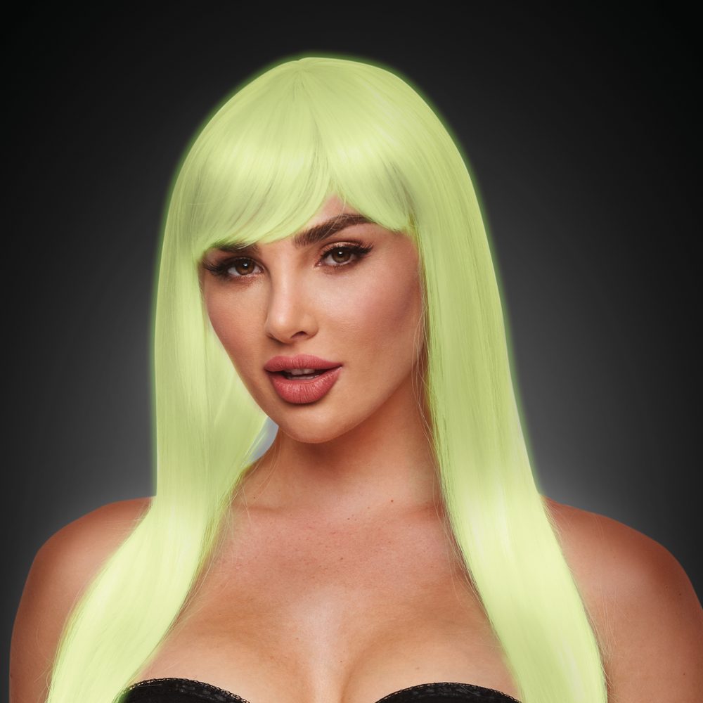 Pleasure Wigs Amber White Glow in the Dark