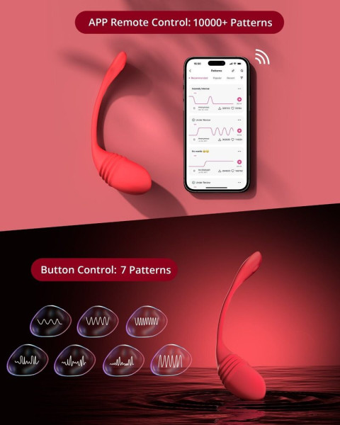 Lovense Vulse App-Controlled Thrusting Egg Vibrator