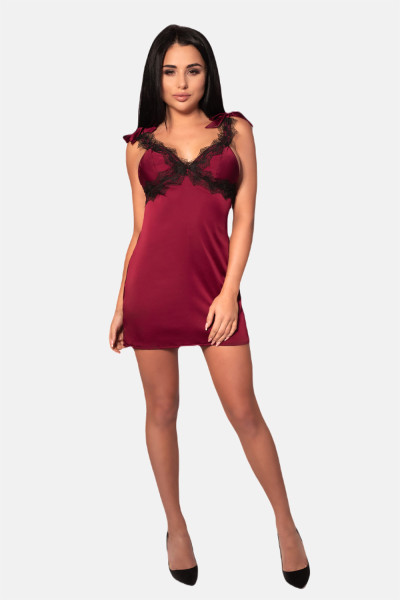 Krásná košilka Lucami - LivCo Corsetti cherry S/M