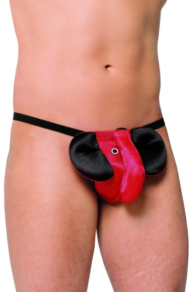 Pánská tanga model 17248400 red  Červená S/L - SOFTLINE COLLECTION