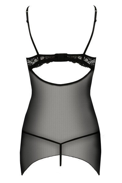 Passion Veronique chemise kolor:black l/xl