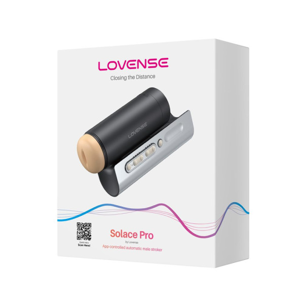 Lovense Solace Pro Automatic Thrusting Masturbator Black