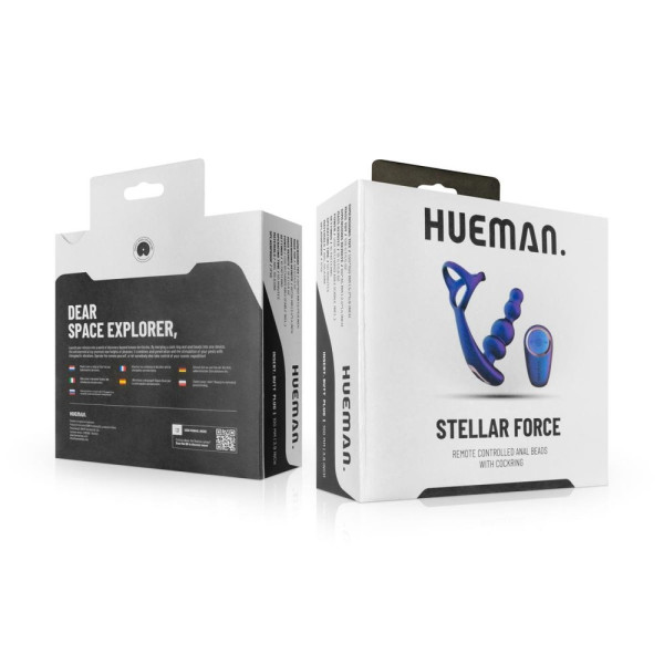 Hueman Stellar Force Butt Plug with Cockring