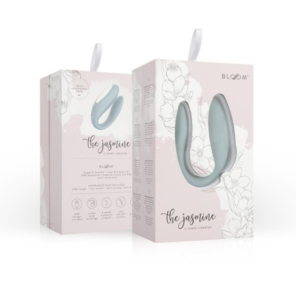 Bloom The Jasmine C-Shape Vibrator Green