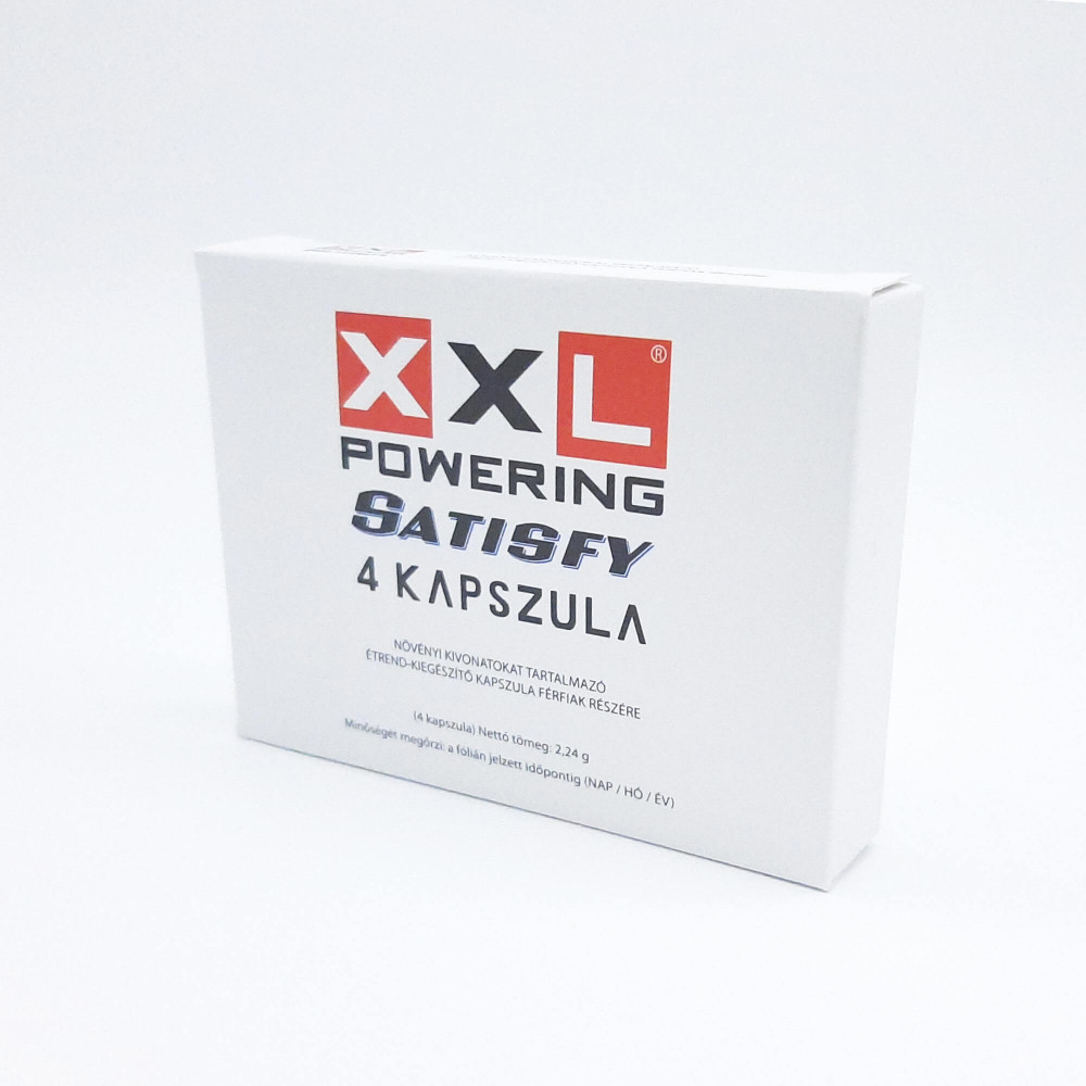 XXL powering Satisfy - silný výživový doplněk pro muže (4ks)