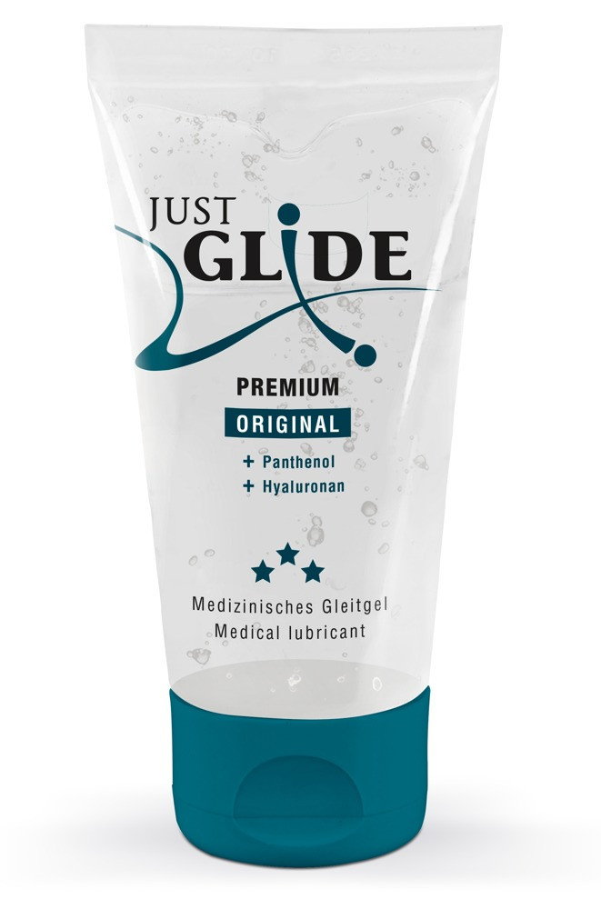 Just Glide Premium Original - veganský lubrikant na bázi vody (50ml)