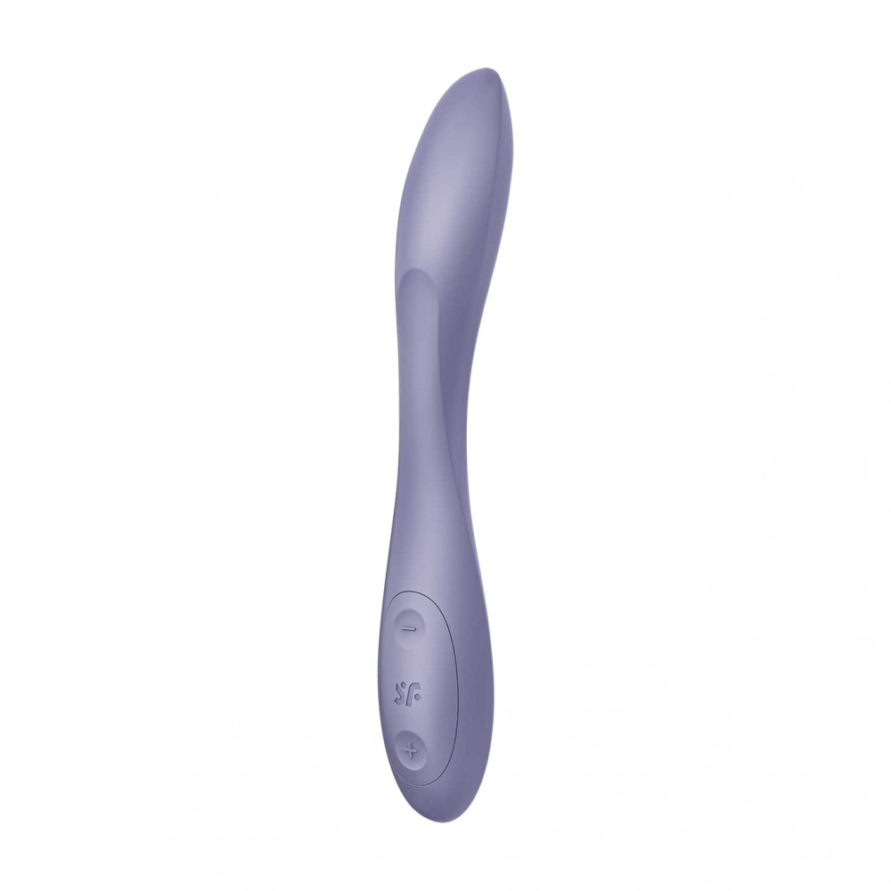 Satisfyer G-spot Flex 2 - akumulátorový, vodotěsný vibrátor na bod G (fialový)