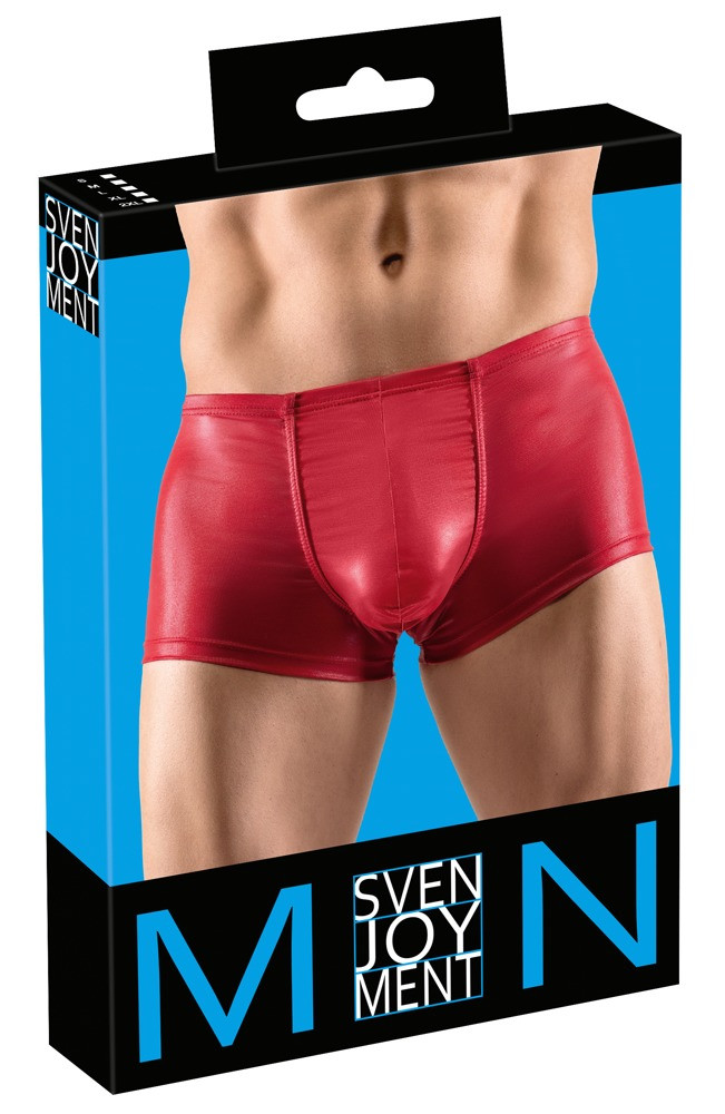 Svenjoyment - světlé push-up boxerky (červené) - M