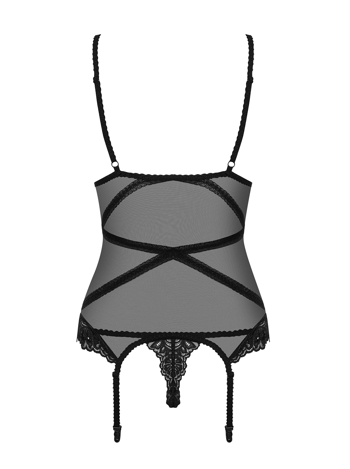 Pikantní korzet Bondea corset - Obsessive černá L/XL