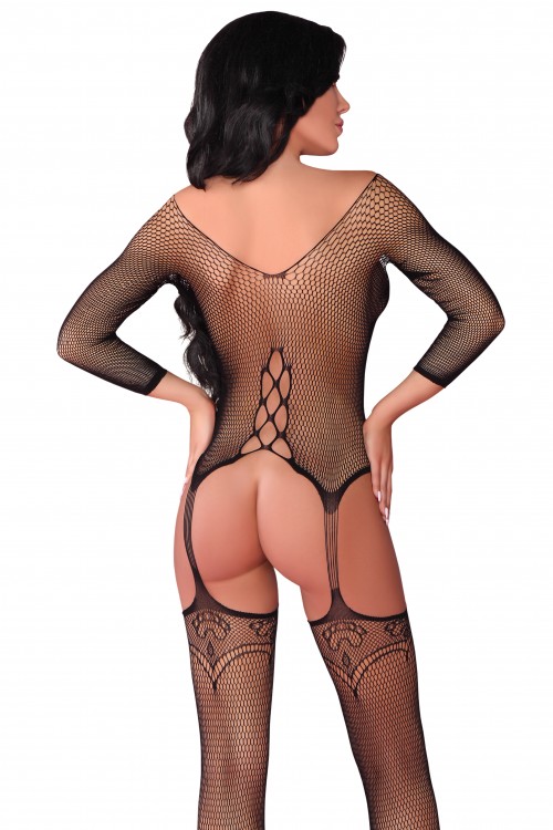 LivCo Corsetti Fashion Bodystocking Dalitso Black S/L