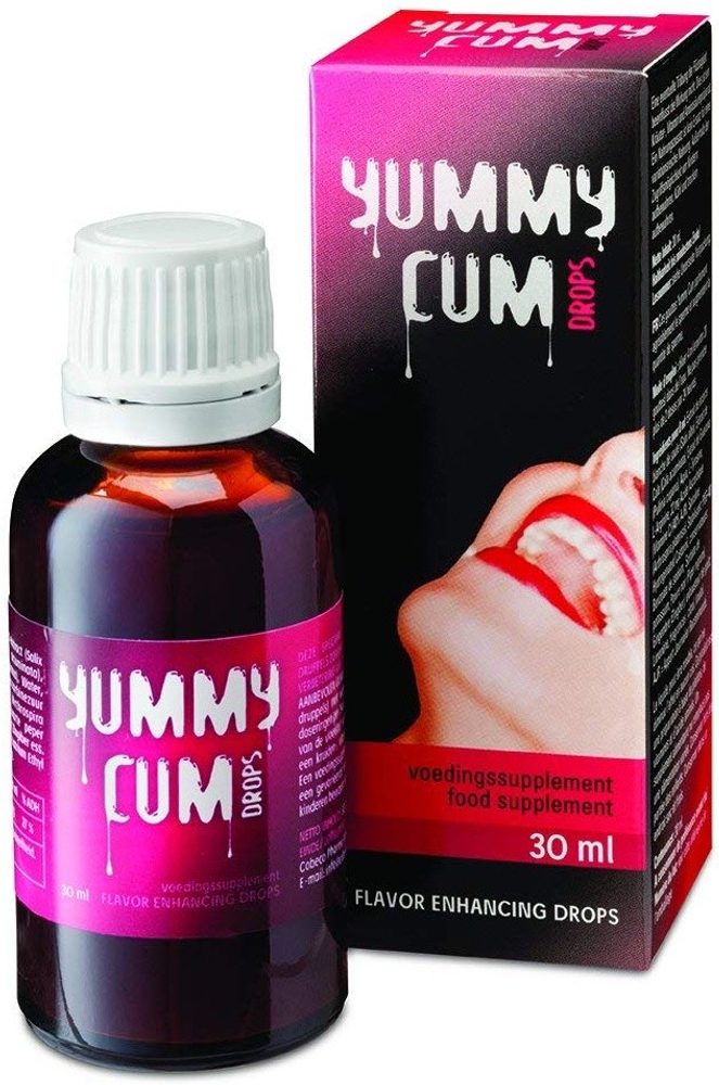 Kapky Yummy Cum pro muže 30ml