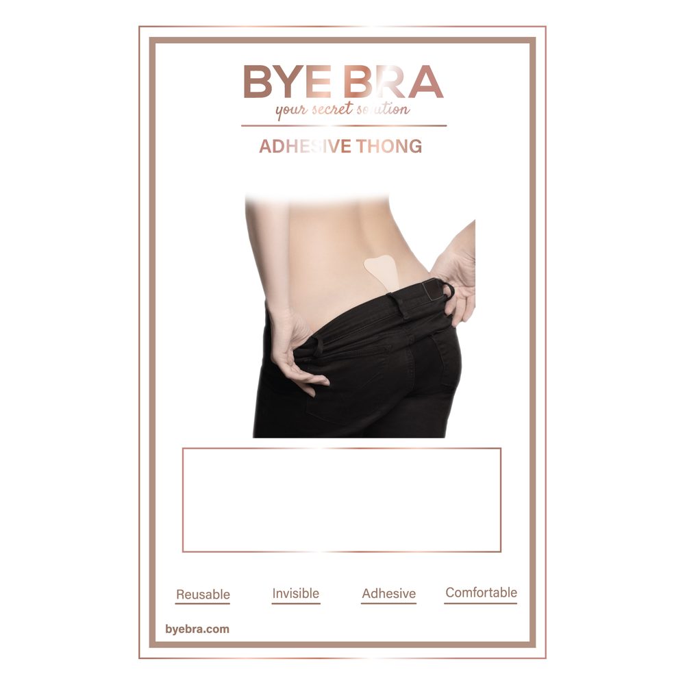 Bye Bra Adhesive Thong Nude One Size