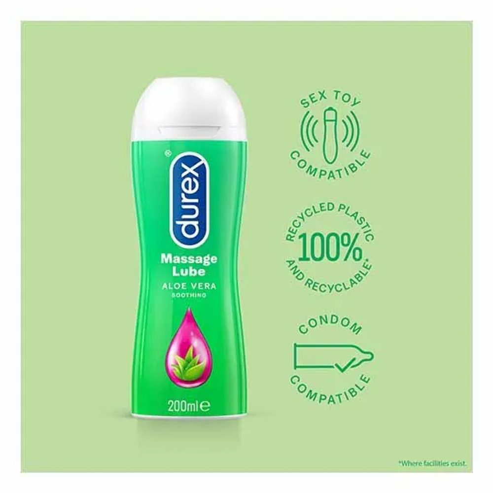 Durex Play masážní gel 2v1 Aloe 200ml