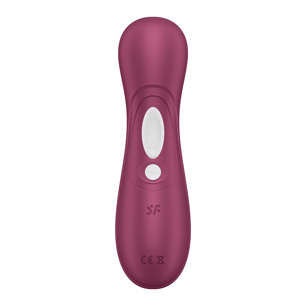 Satisfyer Pro 2 Generation 3 with Liquid Air Technology, Vibration and Bluetooth App Wine Red