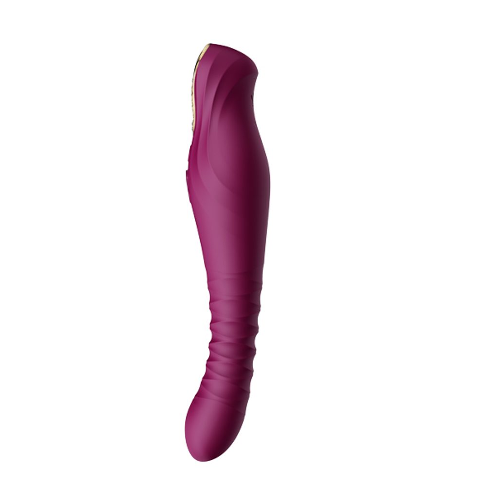 Zalo King Vibrating Thruster Velvet Purple