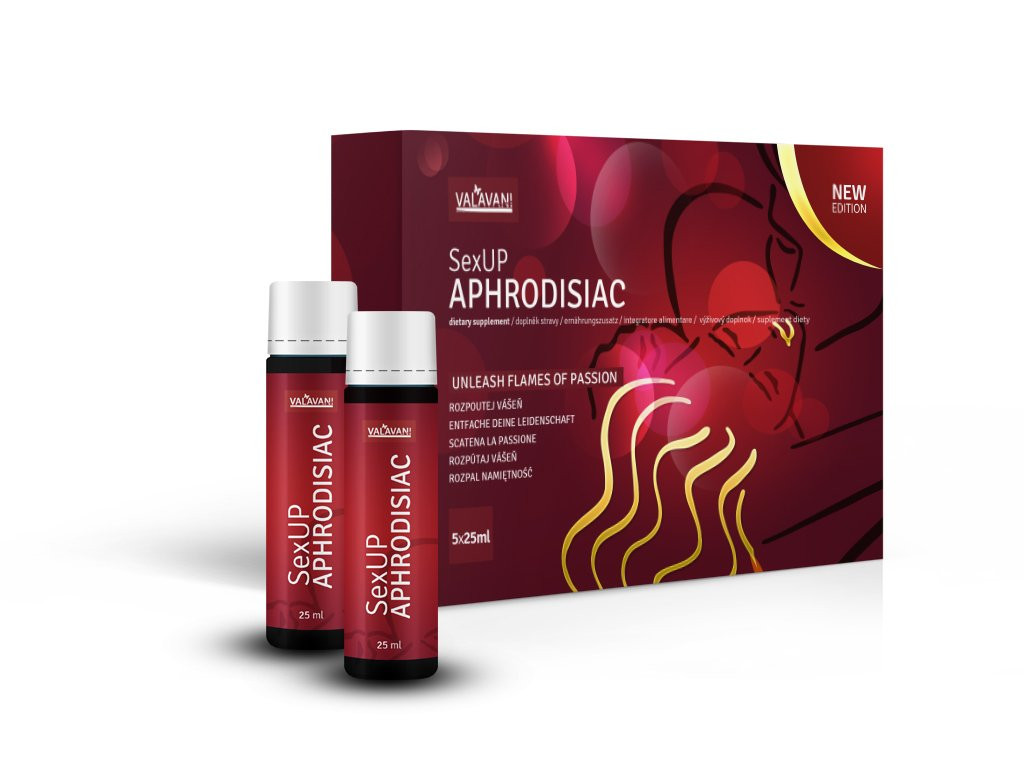 Afrodiziakum pro muže i ženy SexUp Aphrodisiac 5x25ml - Valavani