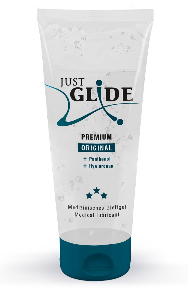 Just Glide Premium Original - veganský lubrikant na bázi vody (200ml)