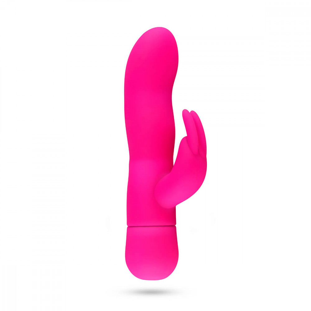 Easytoys Mad Rabbit - králičí vibrátor s lechtivou pákou (růžový)