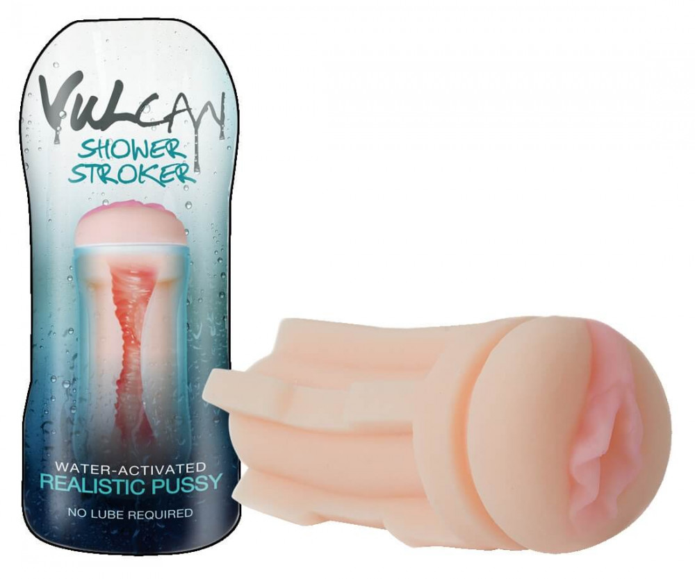 Vulcan Shower Stroker - realistická vagina (přírodní)