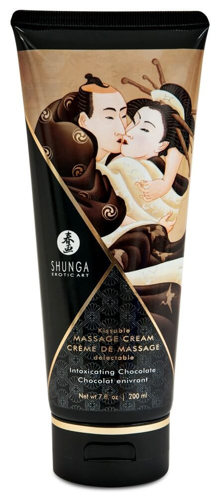 Shunga - masážní krém - čokoláda (200 ml)