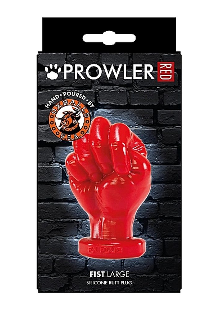 Prowler RED By Oxballs Fist Large Butt Plug Red