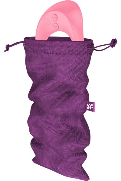 Satisfyer Treasure Bag M - taška na erotické pomůcky - střední (fialová)