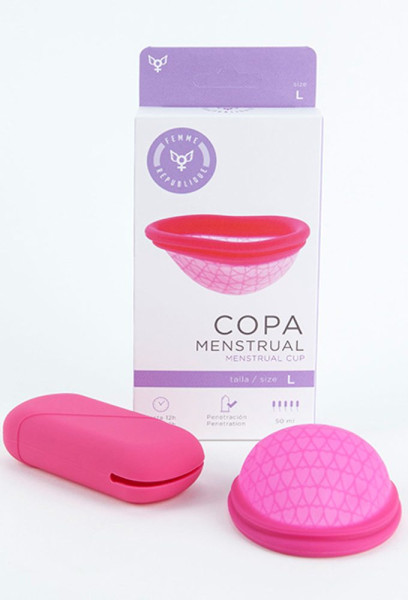 Femme Republique Menstrual Cup Size L Pink