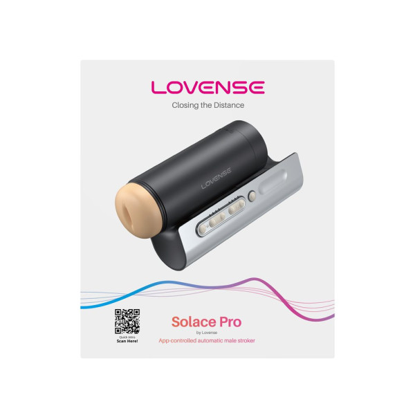 Lovense Solace Pro Automatic Thrusting Masturbator Black