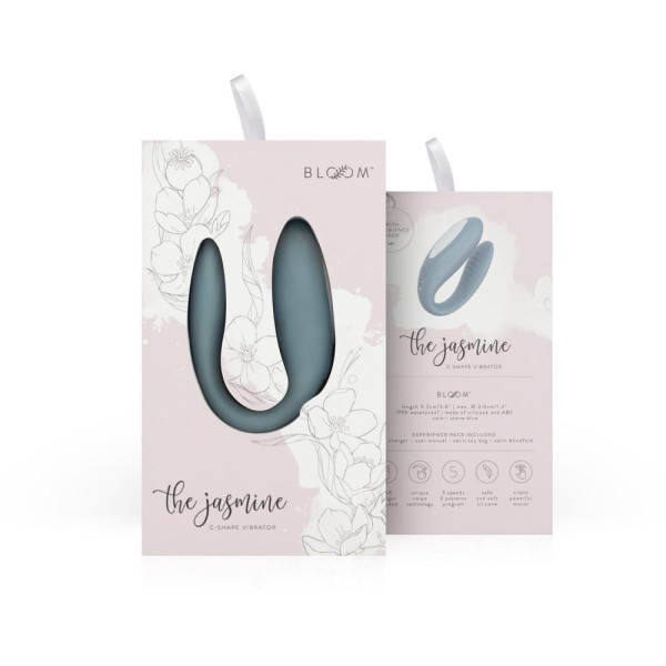 Bloom The Jasmine C-Shape Vibrator Green