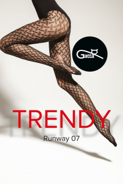 RUNWAY- 07 FISHNET TYPE nero 1-2